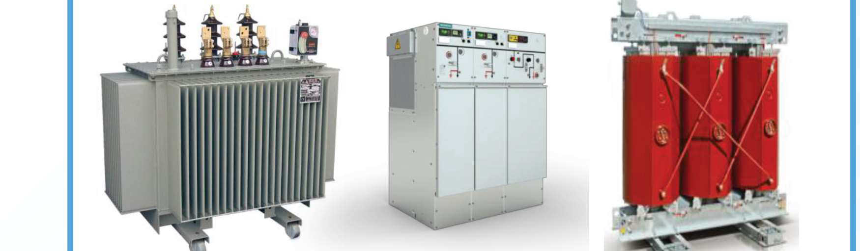 Transformateurs — Transformateurs immergés et secs, cellules haute tension (HTA).